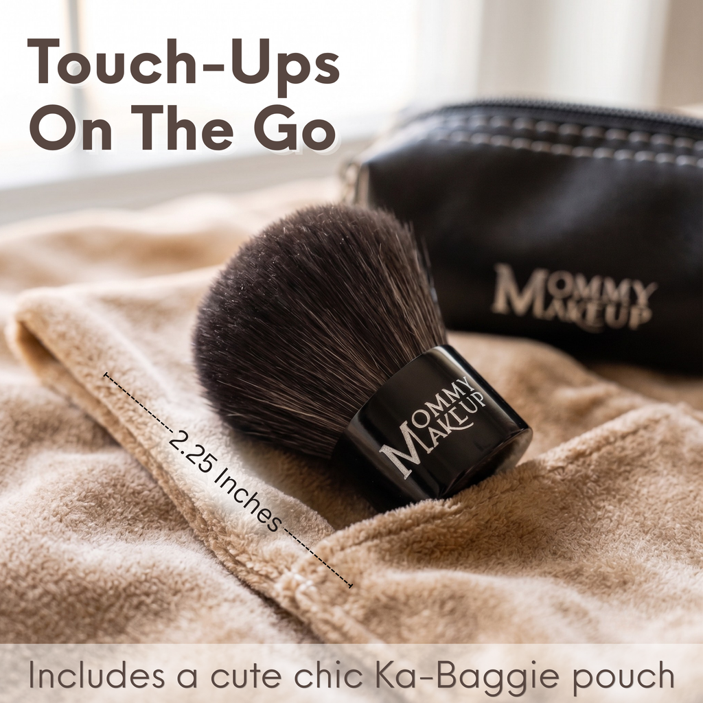 Kabuki Brush - Hand cut, Vegan, Cruelty-Free Mineral Makeup Brush