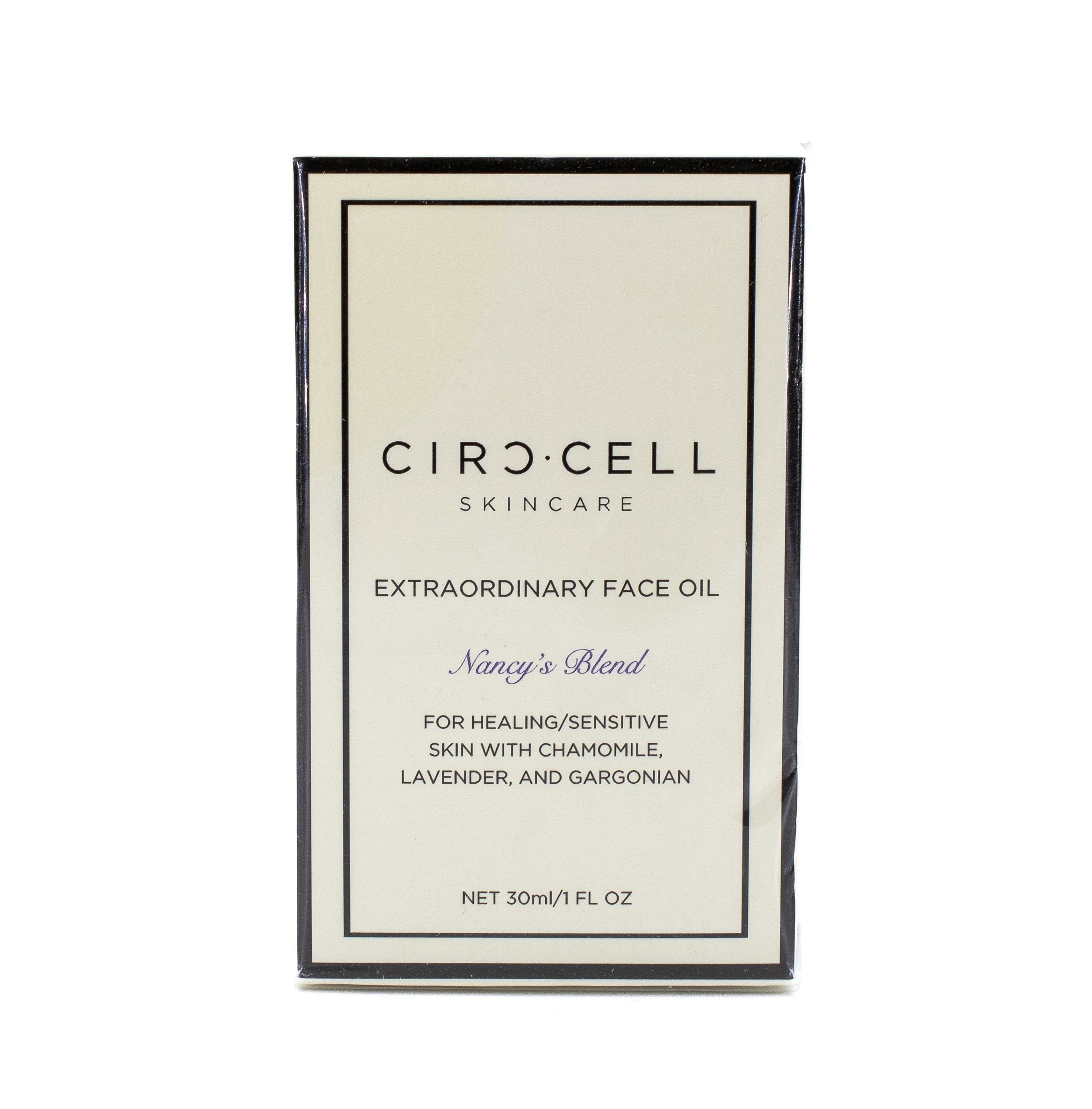 CIRC-CELL Extraordinary Face Oil Nancy's Blend for Healing/Sensitive Skin 1oz - Imperfect Box