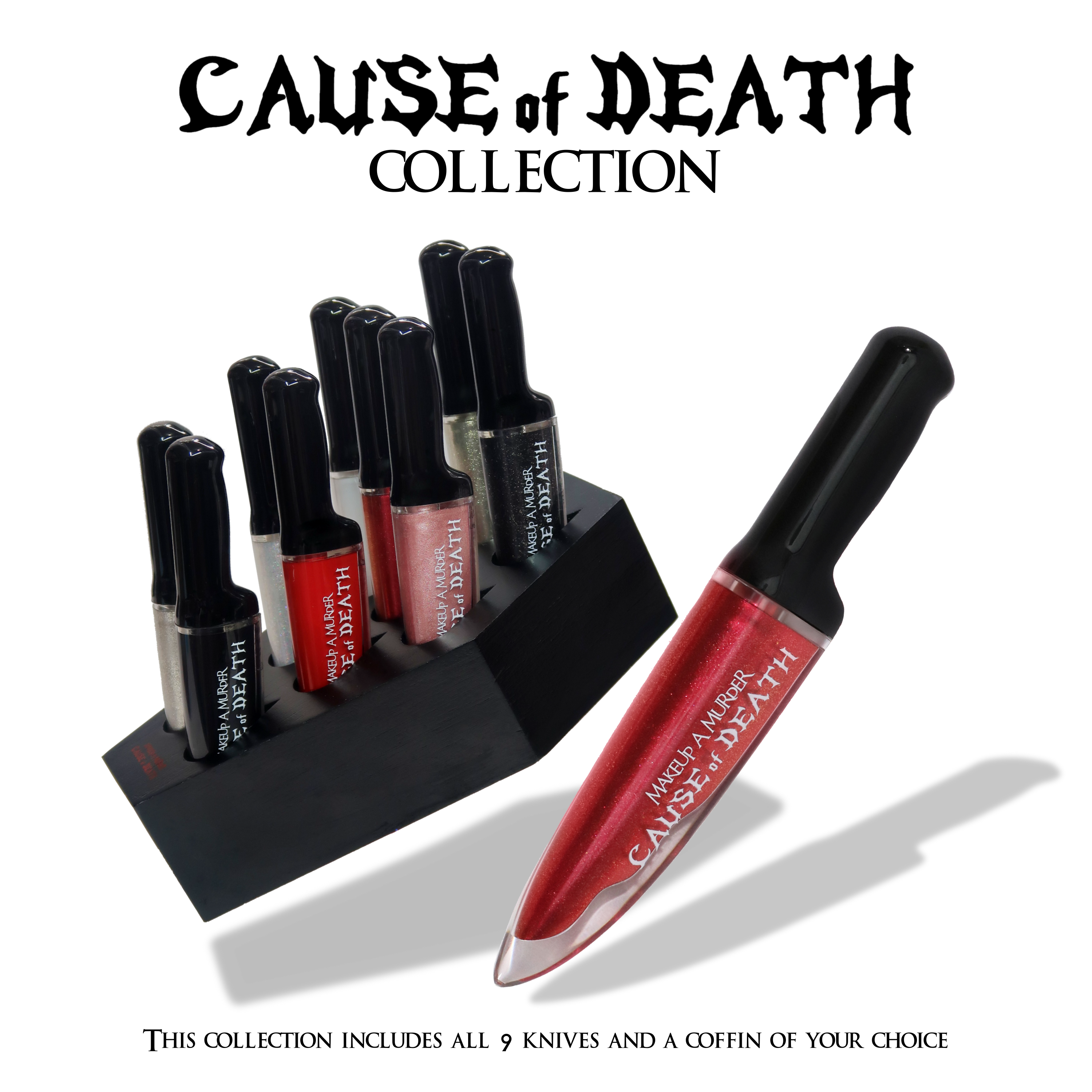 Cause of Death Liquid Eyeshadow Collection — Black Coffin
