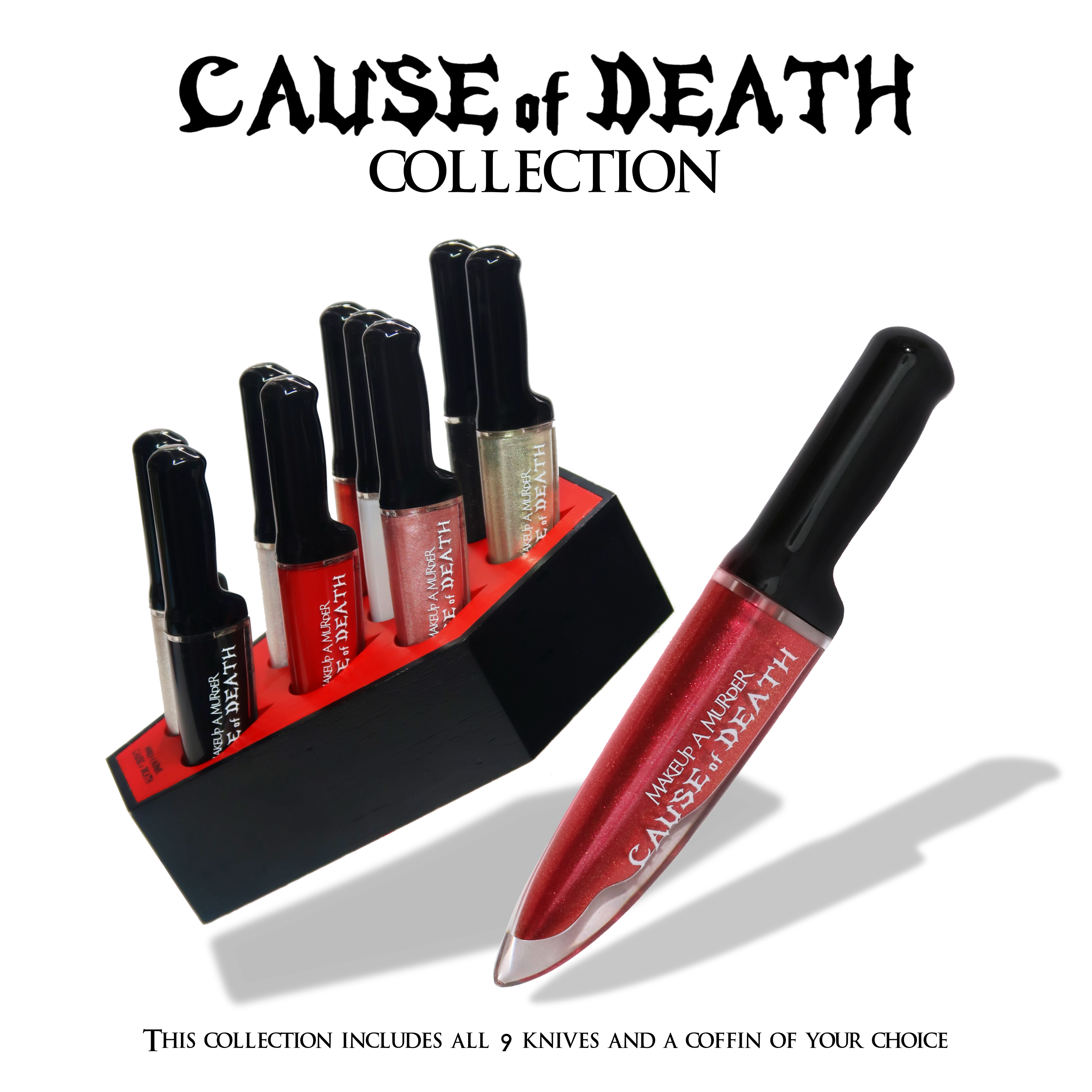 Cause of Death Liquid Eyeshadow Collection — Black Coffin