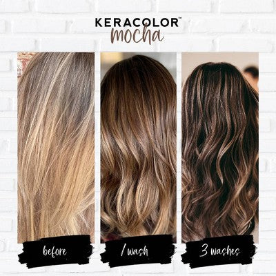 Keracolor Color + Clenditioner Temporary Hair Color Mocha 12 fl oz - Imperfect Container