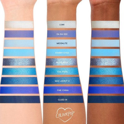 ColourPop 9-Pan Eyeshadow Palette Blue Moon 0.3oz - Imperfect Box