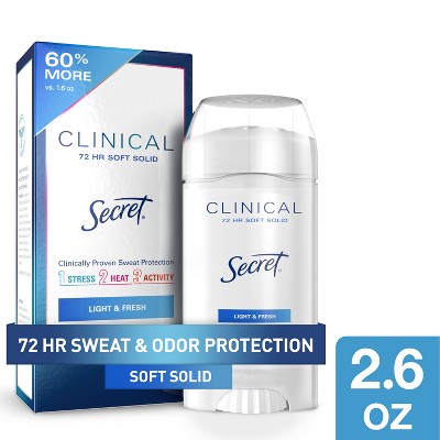 Secret Clinical Strength Solid Antiperspirant & Deodorant 2.6oz - Imperfect Box