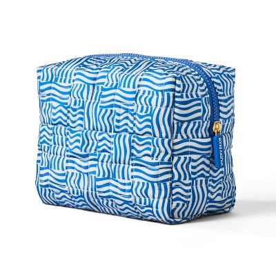 Sonia Kashuk Loaf Travel Makeup Bag Blue Wave - New