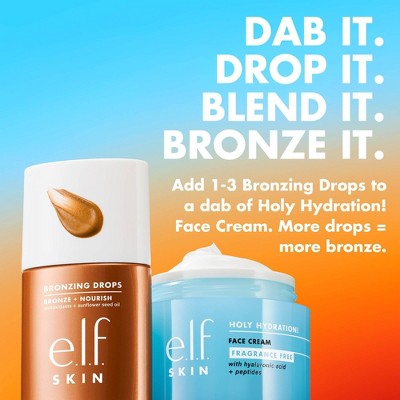 e.l.f. SKIN Bronzing Drops Pure Gold 1 fl oz - Imperfect Box