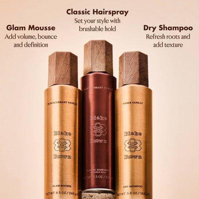 Blake Brown Classic Hairspray Blackcurrant Vanille Vanilla Floral Fragrance 7.5fl oz - Imperfect Container