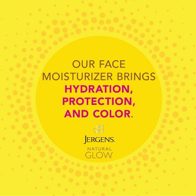 Jergens Glow Face Moisturizer Self Tanner Daily Sunscreen SPF 20 2 fl oz - Imperfect Box