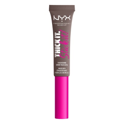 NYX Professional Makeup Thick It Stick It Brow Gel Mascara Ash Brown 0.23 fl oz - New