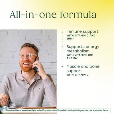 MegaFood Mens Multivitamin 40+ Immune Support 30ct - New