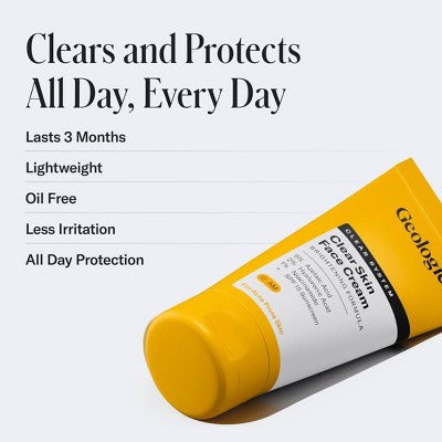 Geologie Clear System Clear Skin Face Cream 2 fl oz - Imperfect Box