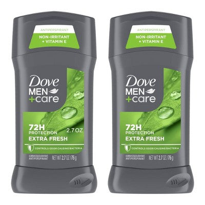 Dove Men+Care 72-Hour Antiperspirant & Deodorant Stick 2.7oz/2ct - New