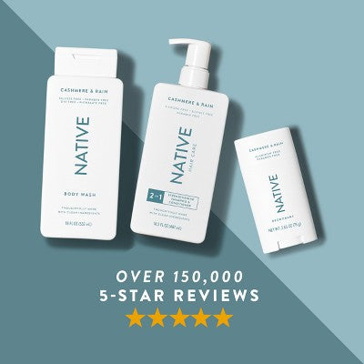 Native Deodorant for Women & Men Cashmere & Rain 2.65oz - Imperfect Container