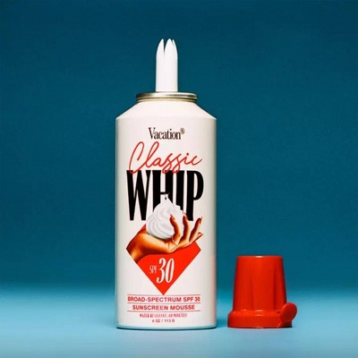 Vacation Sunscreen Classic Whip SPF 30 4 fl oz - Imperfect Container