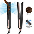 NICEBAY Airflow Styler, Titanium Hair Straightener & Curling Iron with Cooling Air Vents, 5 Temps, Dual Voltage & Auto Shutoff - Imperfect Box