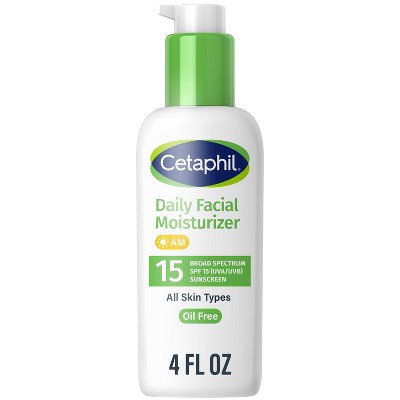 Cetaphil Daily Face Moisturizer Sunscreen Lotion SPF 15 Fragrance Free 4 fl oz -Imperfect Box
