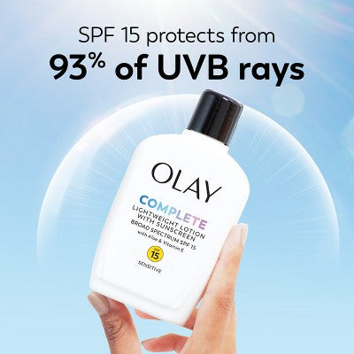 Olay Complete Face Lotion Moisturizer for Sensitive Skin SPF 15 6 fl oz - Missing Box