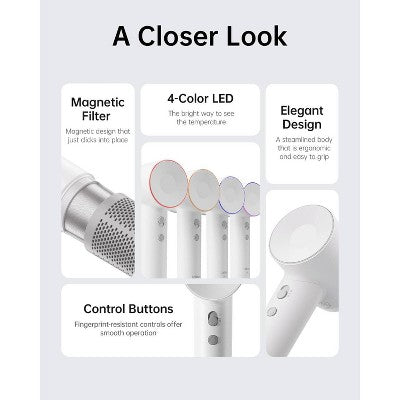 Laifen SE Hair Dryer White 1400 Watts - New