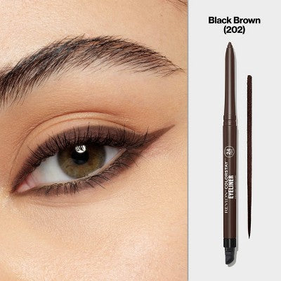 Revlon ColorStay Waterproof Eyeliner; Smudger 202 Black Brown 0.01oz/2ct - Missing Box