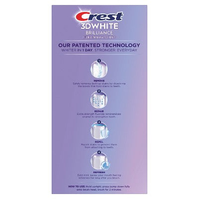 Crest 3D White Deep Stain Remover Daily Toothpaste Ultra White 3.1oz - Imperfect Box