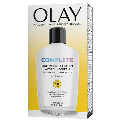 Olay Complete Lotion Moisturizer SPF 15 6 fl oz - Imperfect Box