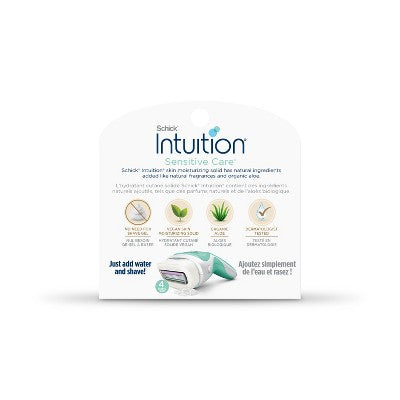 Schick Intuition Sensitive Care Womens Razor Blade Refills 3 ct - Imperfect Box