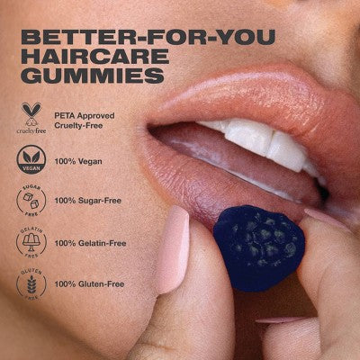 Imarais Beauty Nourish Haircare Gummies Vegan and Sugar-Free 30ct - Imperfect Container