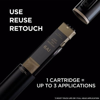 L'Oreal Paris Colorsonic Permanent Hair Color Cartridge Light Brown Ash 6AI - Imperfect Box
