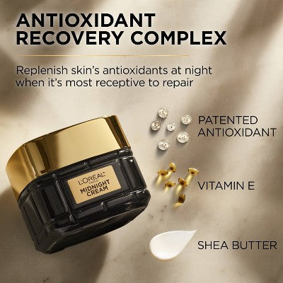 L'Oreal Paris Age Perfect Cell Renewal Midnight Face Cream 1.7oz - Imperfect Box
