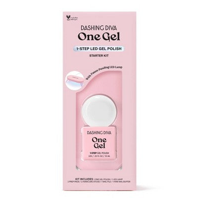 Dashing Diva One Gel Color Nail Polish Starter Kit Daikon 8ct - New