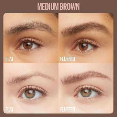 Maybelline Superfluff Volumizing Eyebrow Gel Mousse 003 Medium Brown 0.17 fl oz - Missing Box