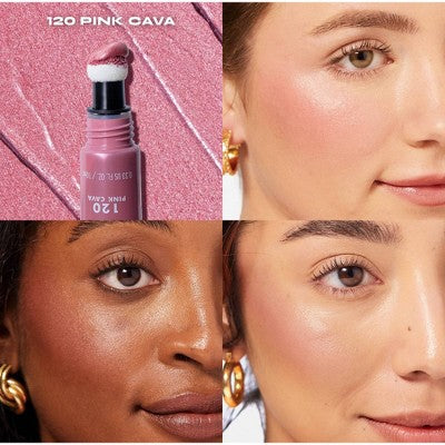 Milani Cheek Kiss Liquid Blush + Glow Pink Cava 0.33 fl oz - Imperfect Container