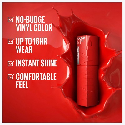 Maybelline Super Stay Vinyl Ink Liquid Lipstick 55 Royal 0.14 fl oz - New