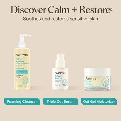 Aveeno Calm + Restore Facial Moisturizer for Sensitive Skin 1.7 oz - Missing Box