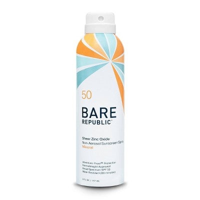 Bare Republic Mineral Sunscreen Vanilla Coco Spray SPF 50 6.0 fl oz - New