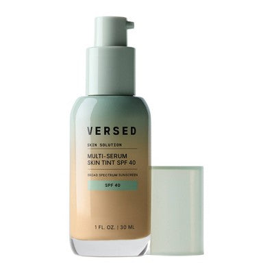 Versed Skin Solution Multi-Serum Skin Tint Foundation SPF 40 4W 1 fl oz - Imperfect Container