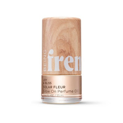 Being Frenshe Glow On Roll-On Fragrance with Essential Oils Floral Solar Fleur 0.84 fl oz - Imperfect Container