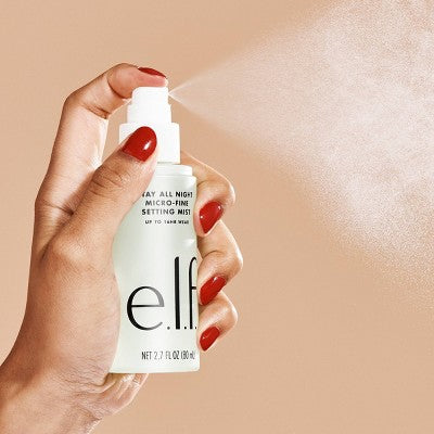 e.l.f. Stay All Night Micro-Fine Setting Mist Light Green 2.7 fl oz - New