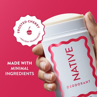 Native Holiday Limited Edition Aluminum-Free Deodorant Frosted Cherry 2.65oz - New