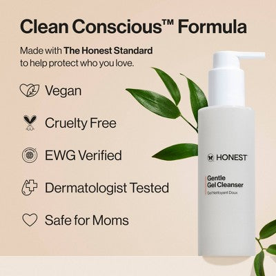Honest Beauty Gentle Gel Cleanser with Chamomile and Calendula 5 fl oz - Imperfect Container