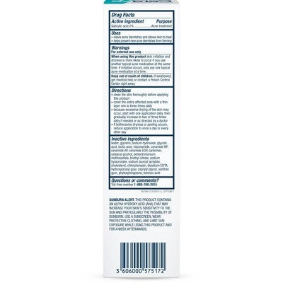 CeraVe Salicylic Acid Acne Treatment Control Gel 1.35oz - Imperfect Box