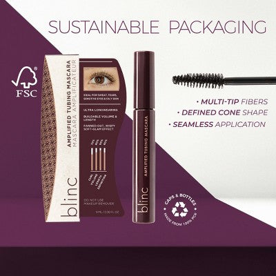 Blinc Cosmetics Amplified Tubing Mascara Black 0.3 fl oz - New