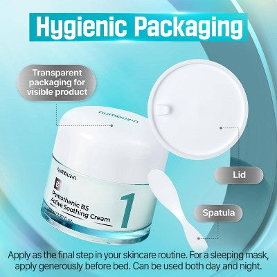 numbuzin No.1 Pantothenic B5 Active Soothing Face Cream 2.7 fl oz - Imperfect Box
