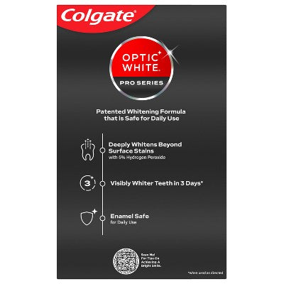 Colgate Pro Series Stain Prevention Hydrogen Peroxide Toothpaste 3oz/2pk - Missing Box