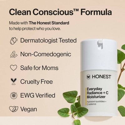 Honest Beauty Everyday Radiance + C Moisturizer 1.7 fl oz - Missing Box