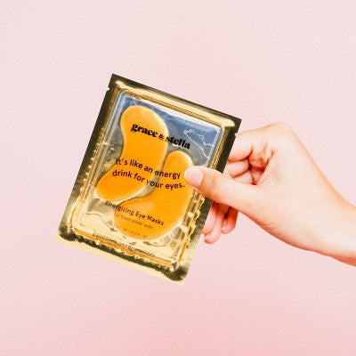 Grace & Stella Energizing Under Eye Mask Gold 48 Pair - Imperfect Box