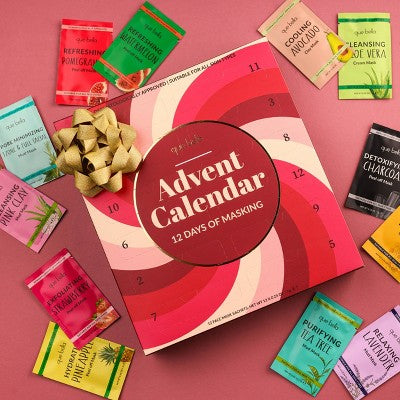 Que Bella Advent Calendar 12 days of Masking Gift Set 12ct/2.88 fl oz - Missing Box
