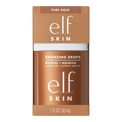 e.l.f. SKIN Bronzing Drops Pure Gold 1 fl oz - Imperfect Box