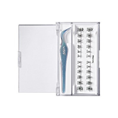 KISS Products imPRESS Long Lasting Press-On Self Adhesive False Eyelashes Demi Edgy 24ct - New