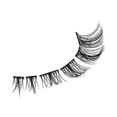 KISS Products imPRESS Long Lasting Press-On Self Adhesive False Eyelashes Demi Edgy 24ct - New