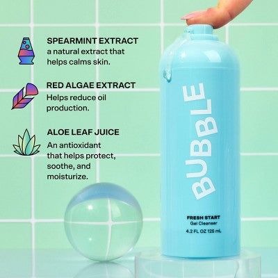Bubble Skincare Fresh Start Gel Cleanser 4.2 fl oz - New